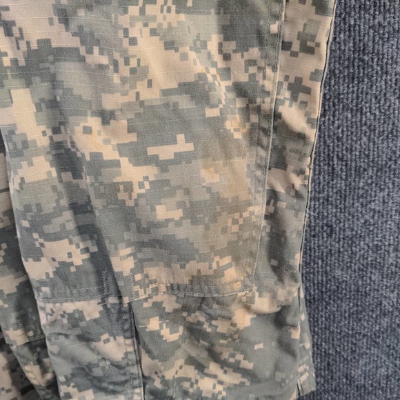 U.S. Army Mens Uniform Shirt Digital Camo Green Tan Size L Pockets - Picture 14 of 14